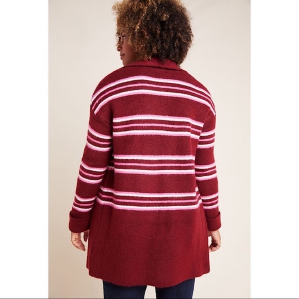 Anthropologie Evelyn Stripe Cozy Cardigan S New - Picture 2 of 13